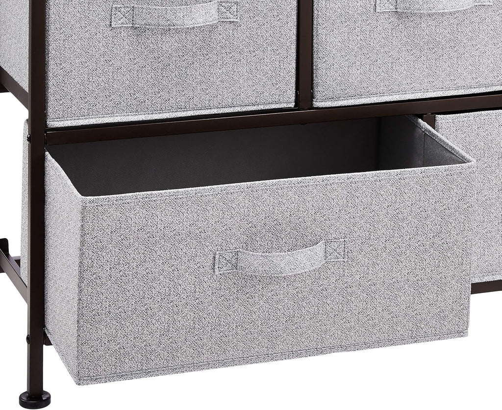Image alt text said:

Removable fabric storage drawer for clothes, toys, and household organization.