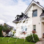 5M Large Triangle Halloween Spider Web | Outdoor Yard Decor