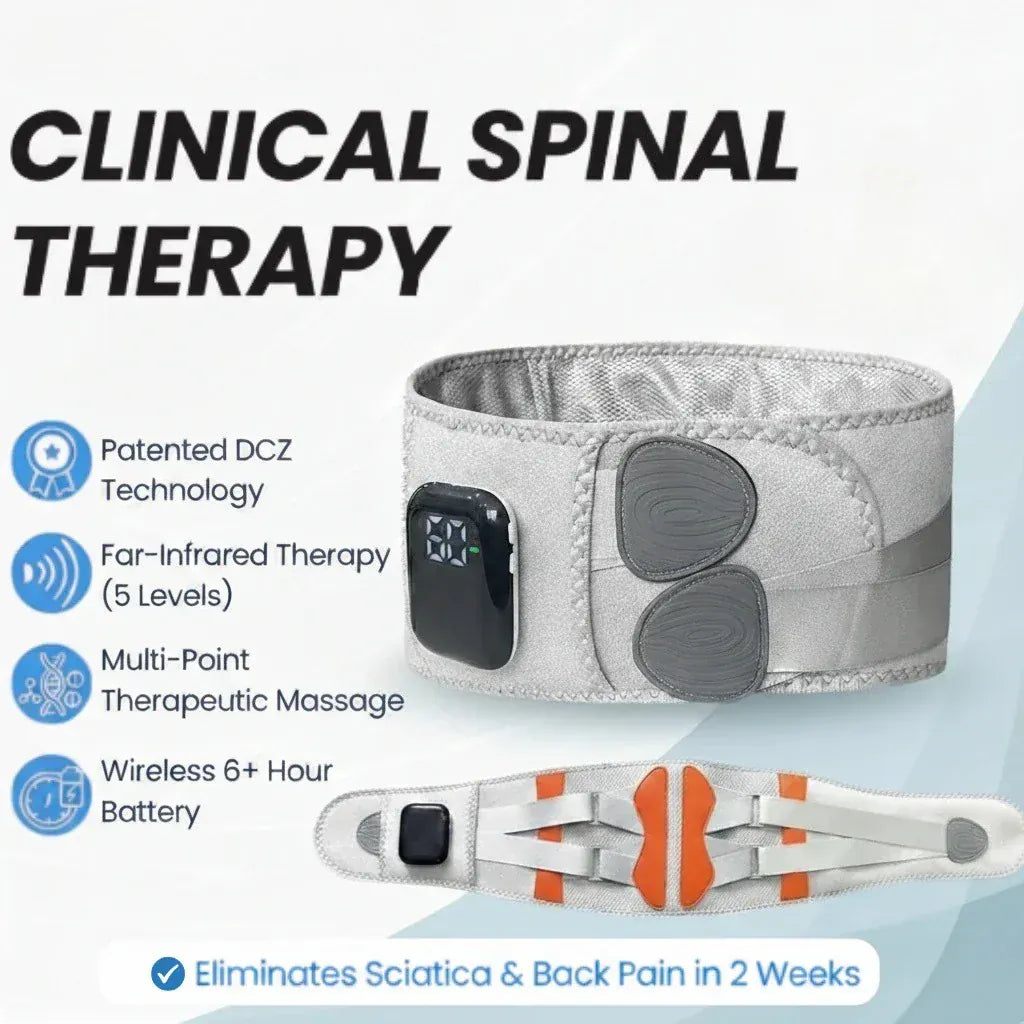 Active Recovery Belt Is Engineered for Sciatica & Chronicback Pain-relieving Pressure Restoring Circulation Waist Massage Belt