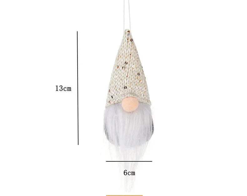 Christmas Gnome Tree Ornament | Holiday Decor
