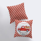 Maroon Abderus Christmas Santa Express Pillow Cover