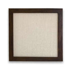 White Helen Christmas Walnut Santa's Reindeer - Framed Sign