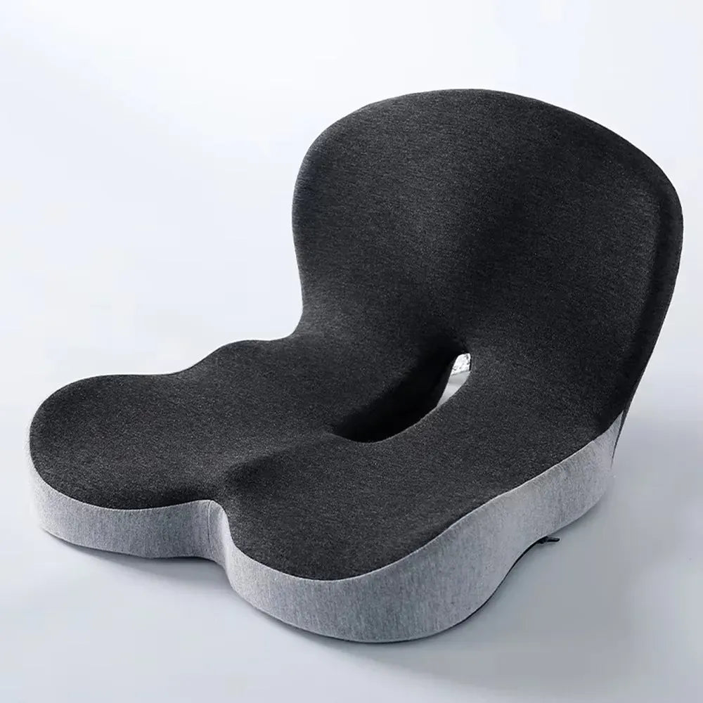 Comfort Memory Foam Backrest Cushion Breathable Non-Slip Chair Cushion Waist Protection One-piece Design Driving Comfort Cushion