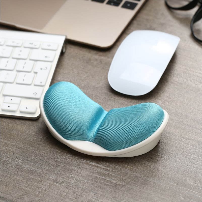 Ergonomic wrist rest cushion for mouse and keyboard support