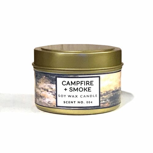 Indigo Poseidon Diffusers, Oils & Candles Campfire + Smoke Soy Wax Candle