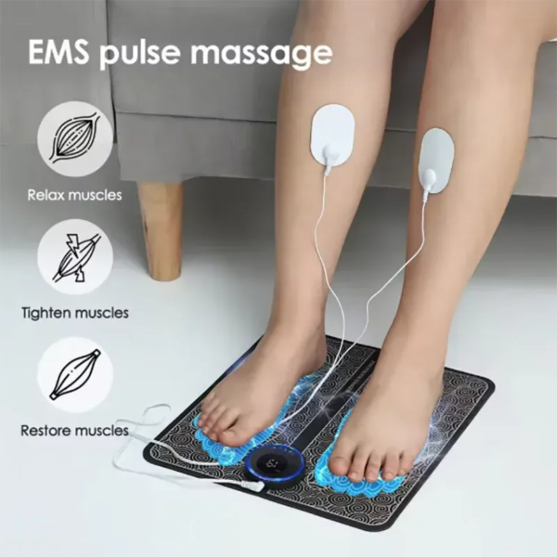 Electric EMS Foot Massager Pad | Relieve Pain & Circulation