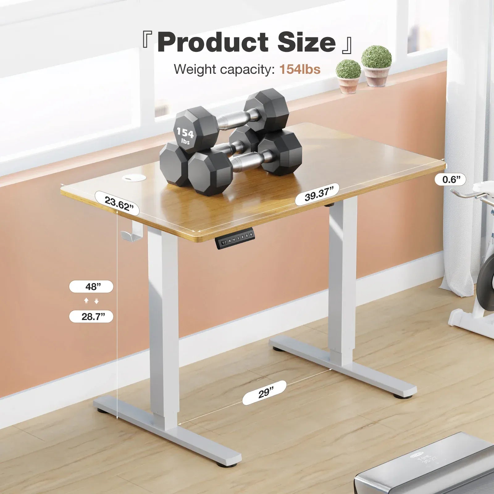 40x24 Electric Standing Desk | Adjustable Sit-Stand Table