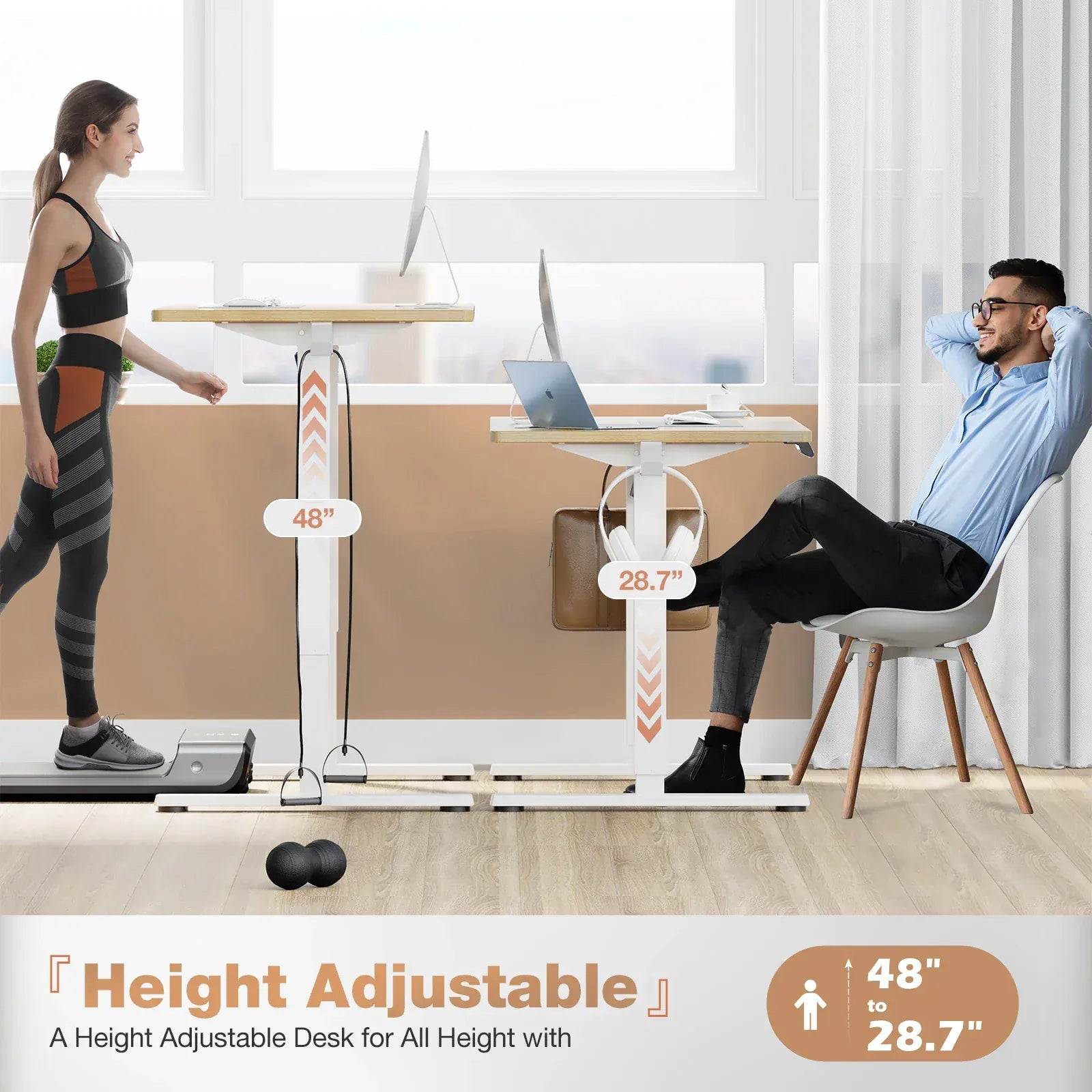 40x24 Electric Standing Desk | Adjustable Sit-Stand Table