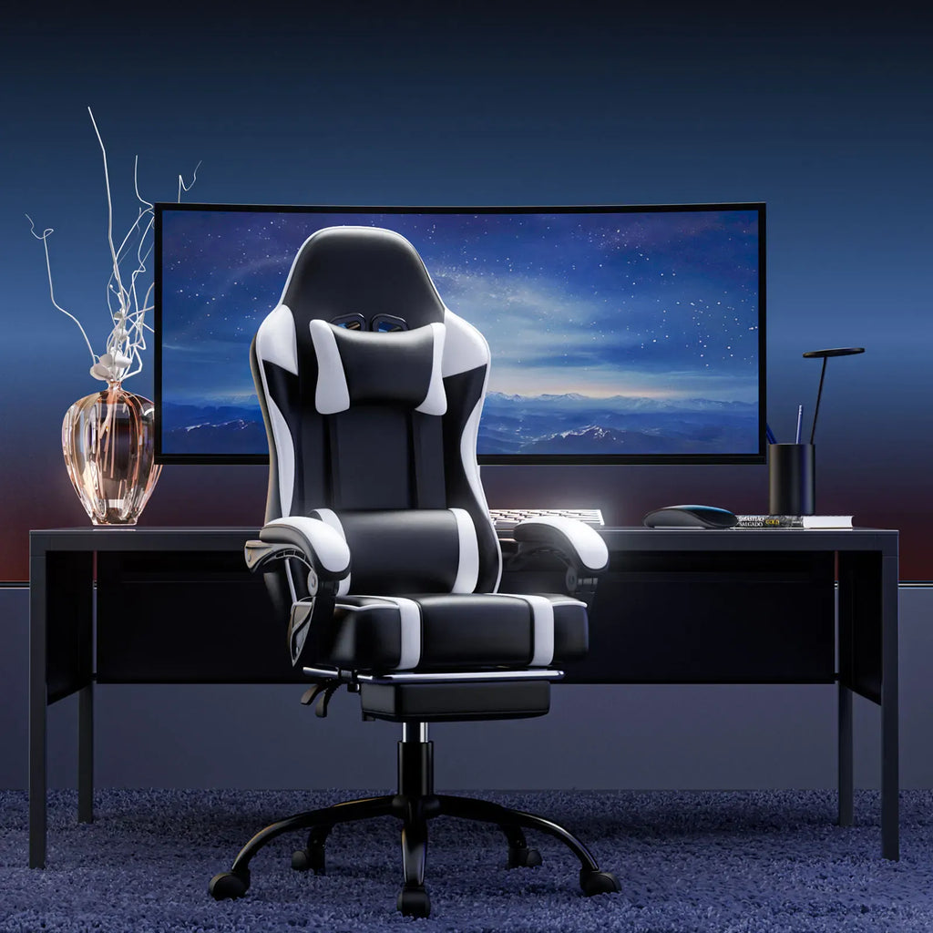 Ergonomic Gaming Chair with Footrest | Elevate Your Space