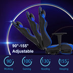 Peach Maple Furniture Blue / Solid Elite Ergonomic Gaming Chair