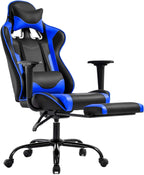 Peach Maple Furniture Blue / Solid Elite Ergonomic Gaming Chair
