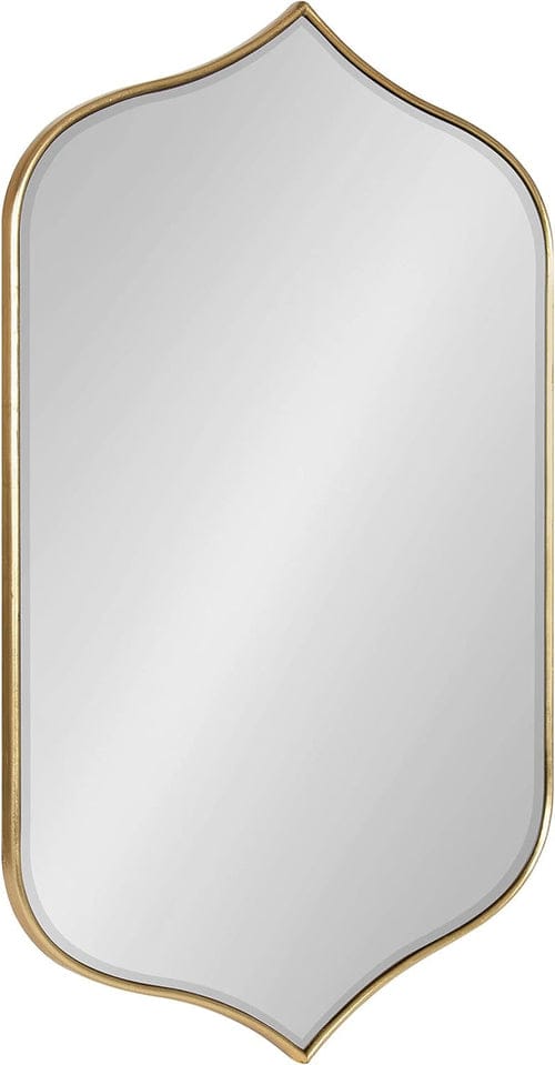 Peach Maple Furniture Gold Tyla Irregular Gold Wall Mirror