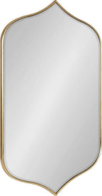 Peach Maple Furniture Gold Tyla Irregular Gold Wall Mirror