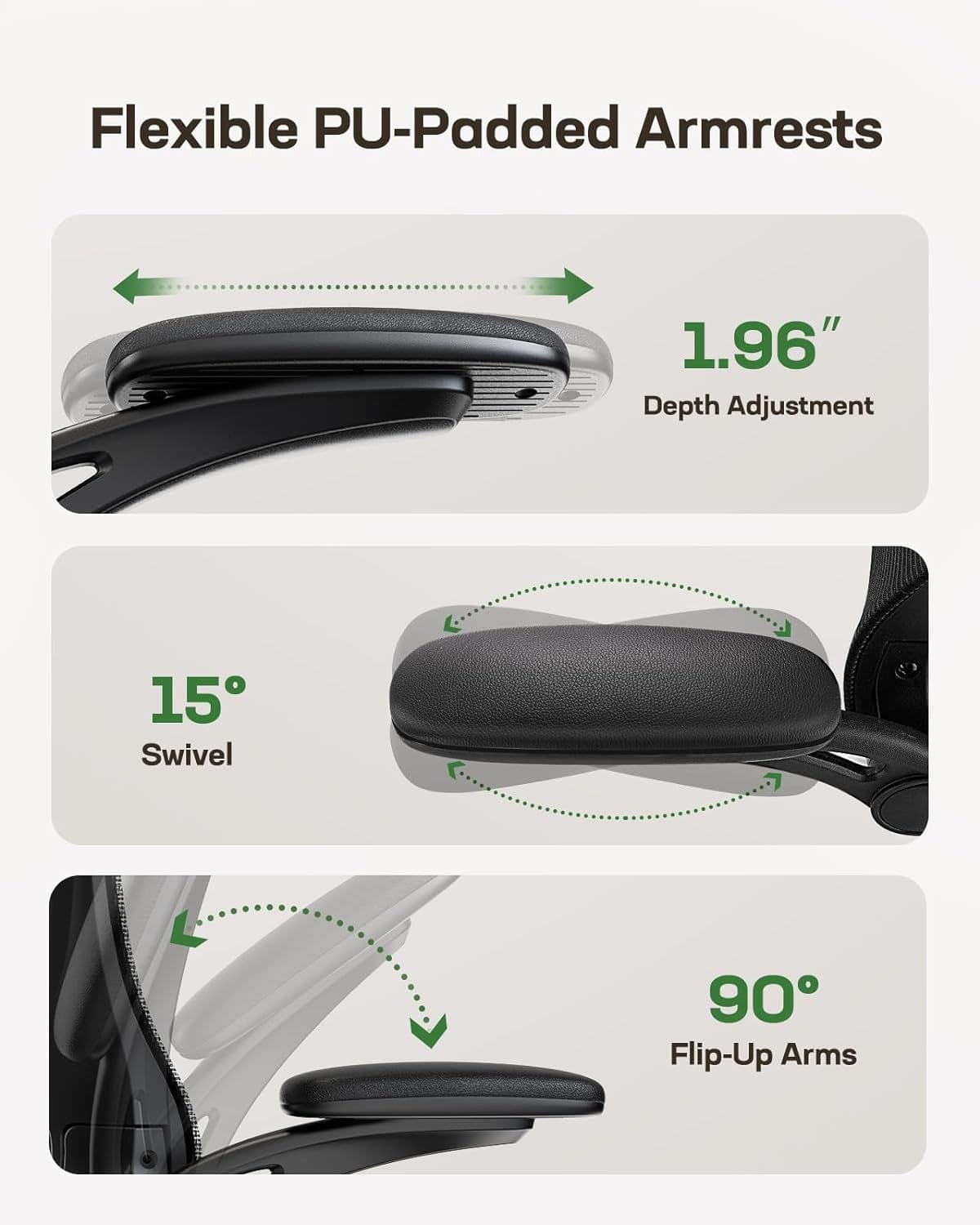 Peach Maple Furniture Light Black / With Headrest Ergonomic Mesh Office Chair With Headrest And Lumbar