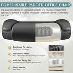 Peach Maple Furniture Mp245 / Black Executive Ergonomic Desk Chair