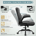 Peach Maple Furniture Mp245 / Black Executive Ergonomic Desk Chair