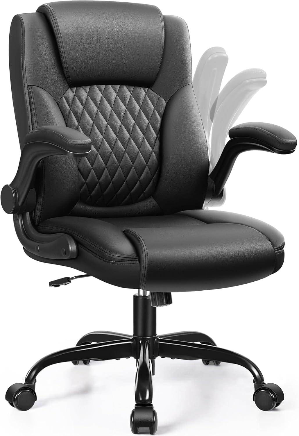 Peach Maple Furniture Mp245 / Black Executive Ergonomic Desk Chair