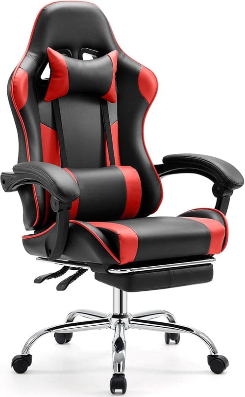 Peach Maple Furniture Red / High Back Advanced Spring Gaming Chair – Ergonomic Comfort