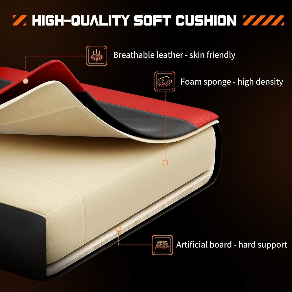 Peach Maple Furniture Red / High Back Advanced Spring Gaming Chair – Ergonomic Comfort