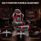 Peach Maple Furniture Red / High Back Advanced Spring Gaming Chair – Ergonomic Comfort