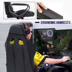 Peach Maple Furniture Regular Ergonomic Gaming Chair with Lumbar Support