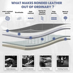 Peach Maple Furniture Set Of 1 / Black High Back Leather Office Chair – Lumbar Support