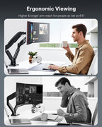 Peach Maple Furniture Ultimate Dual Monitor Mount