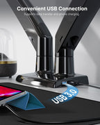 Peach Maple Furniture Ultimate Dual Monitor Mount