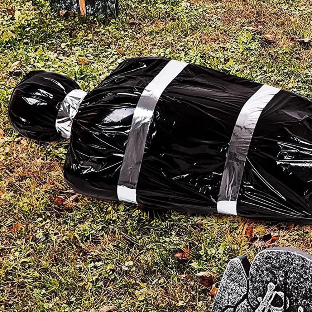 Halloween Outdoor Scary Dead Body Prop Realistic Fake Corpse Creepy Haunted House Decoration Horror Scene Terror Party Ornament