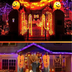 Halloween Plastic Chain Lights | 8-Mode Outdoor Prop