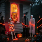 Halloween Plastic Chain Lights | 8-Mode Outdoor Prop