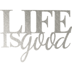 Home Decor Life Is Good Metal Wall Art | Inspirational Decor