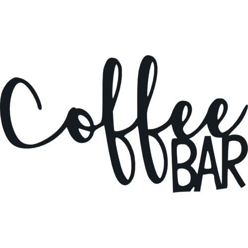 Home Decor Coffee Bar Metal Wall Art Sign | Rustic Kitchen Decor | USA Made