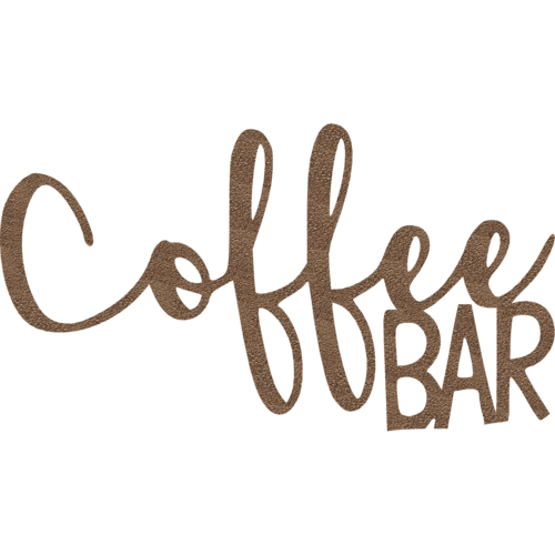 Home Decor Coffee Bar Metal Wall Art Sign | Rustic Kitchen Decor | USA Made