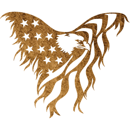 Home Decor American Eagle Metal Wall Art – Patriotic Decor