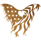 Home Decor American Eagle Metal Wall Art – Patriotic Decor