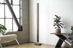 Pinwheel Home Decor Black Walnut / White LED Hardwood LED Floor Lamp