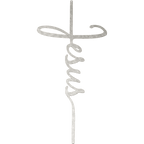 Malachite Home Decor Jesus Cross - Metal Wall Art