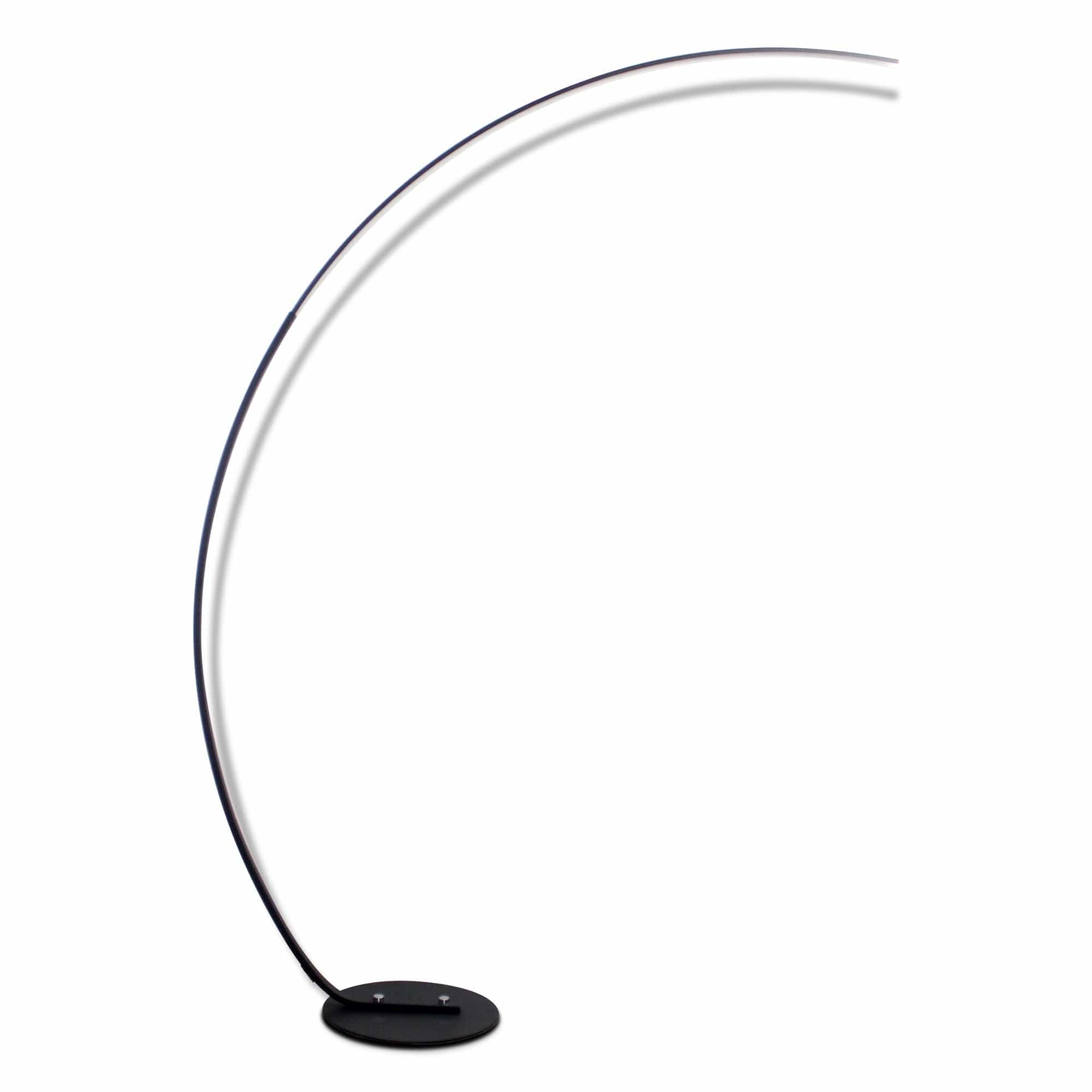 Sangria Apricot Home Decor Modern RGB Curve Floor Lamp