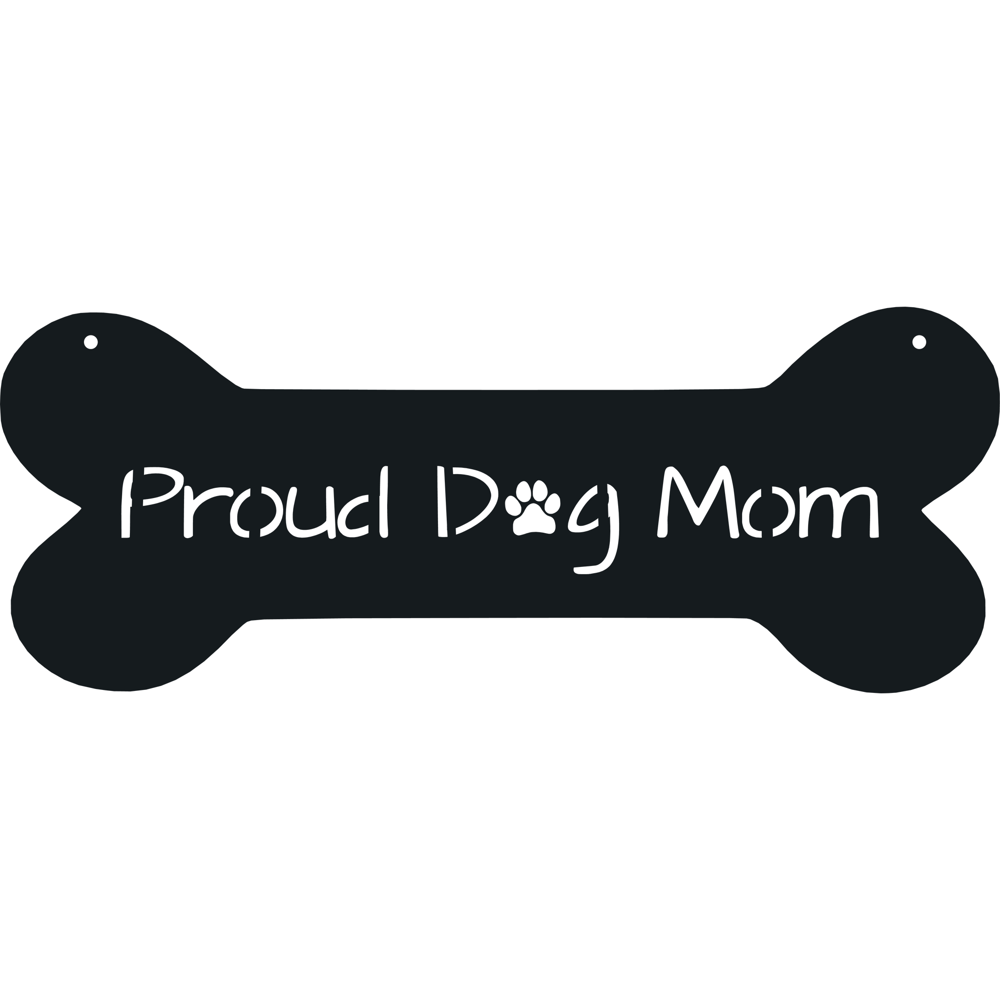 Home Decor Proud Dog Mom - Metal Wall Art