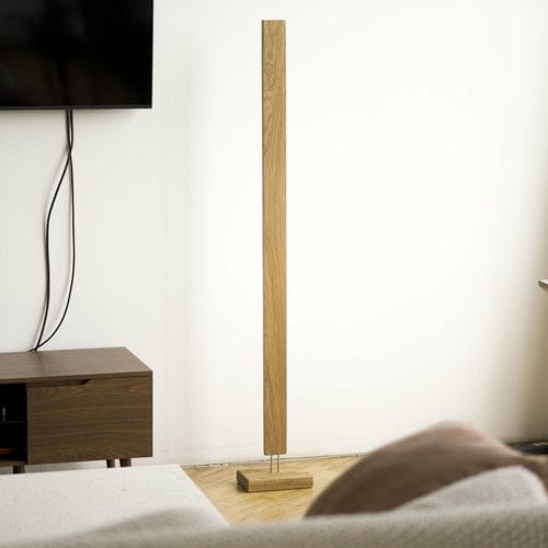 Pinwheel Home Decor White Oak / Color LED Hardwood LED Floor Lamp