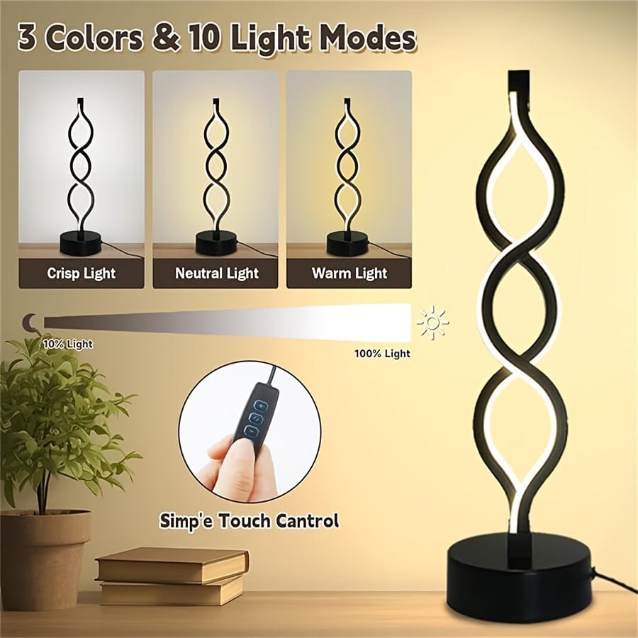 Champagne Apollo Home & Garden Stylish LED Desk Lamp