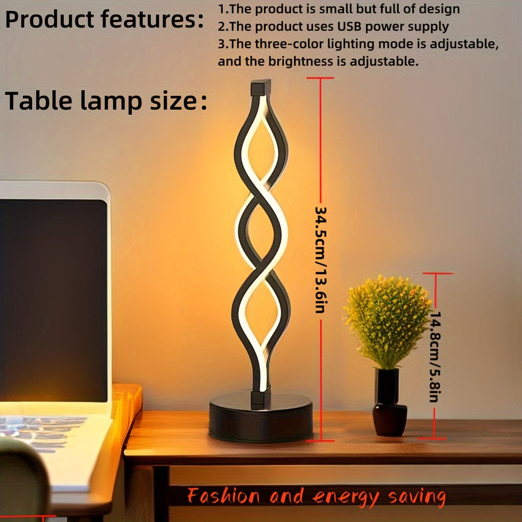 Champagne Apollo Home & Garden Stylish LED Desk Lamp