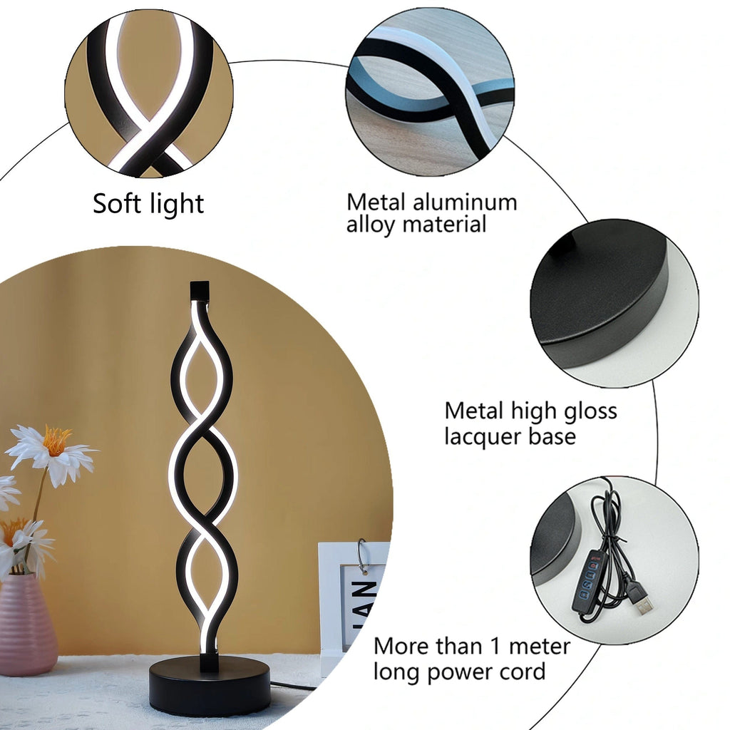 Champagne Apollo Home & Garden Stylish LED Desk Lamp