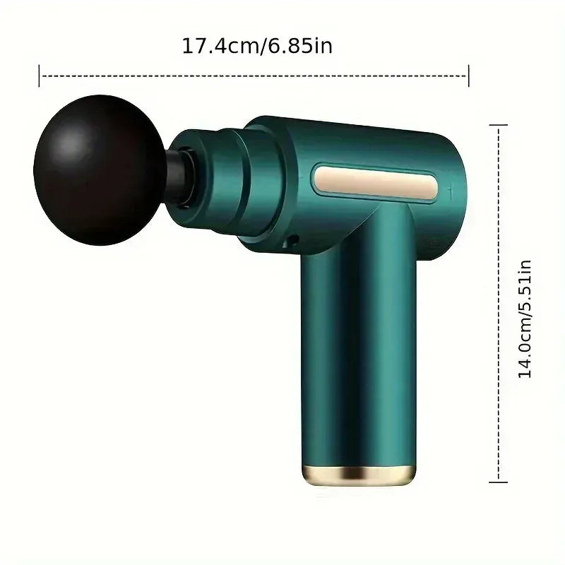Mini USB Percussion Massage Gun | Deep Tissue Muscle Relief