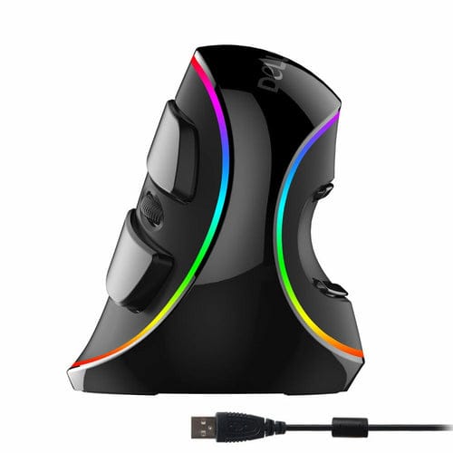 Mobile & Laptop Accessories Vertical RGB Ergonomic Wired Mouse