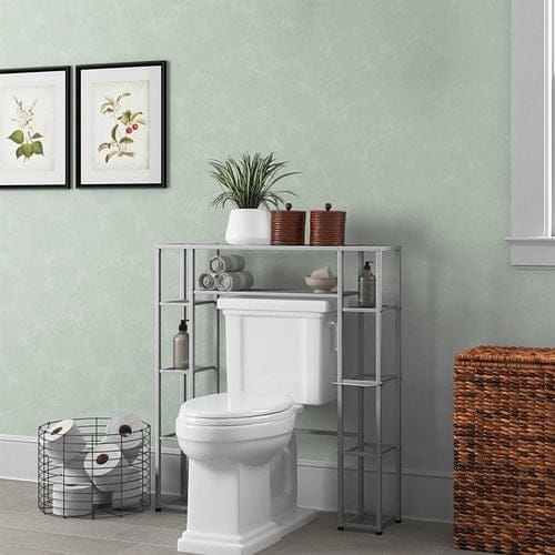 Other Silver Over-the-Toilet Freestanding Bathroom Shelf