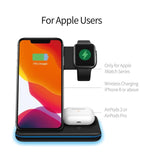 3-in-1 wireless charging dock for iPhone, Apple Watch, and AirPods
