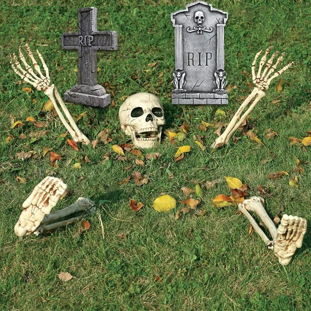 Realistic Groundbreaker Skeleton Yard Prop | Elevate Your Space