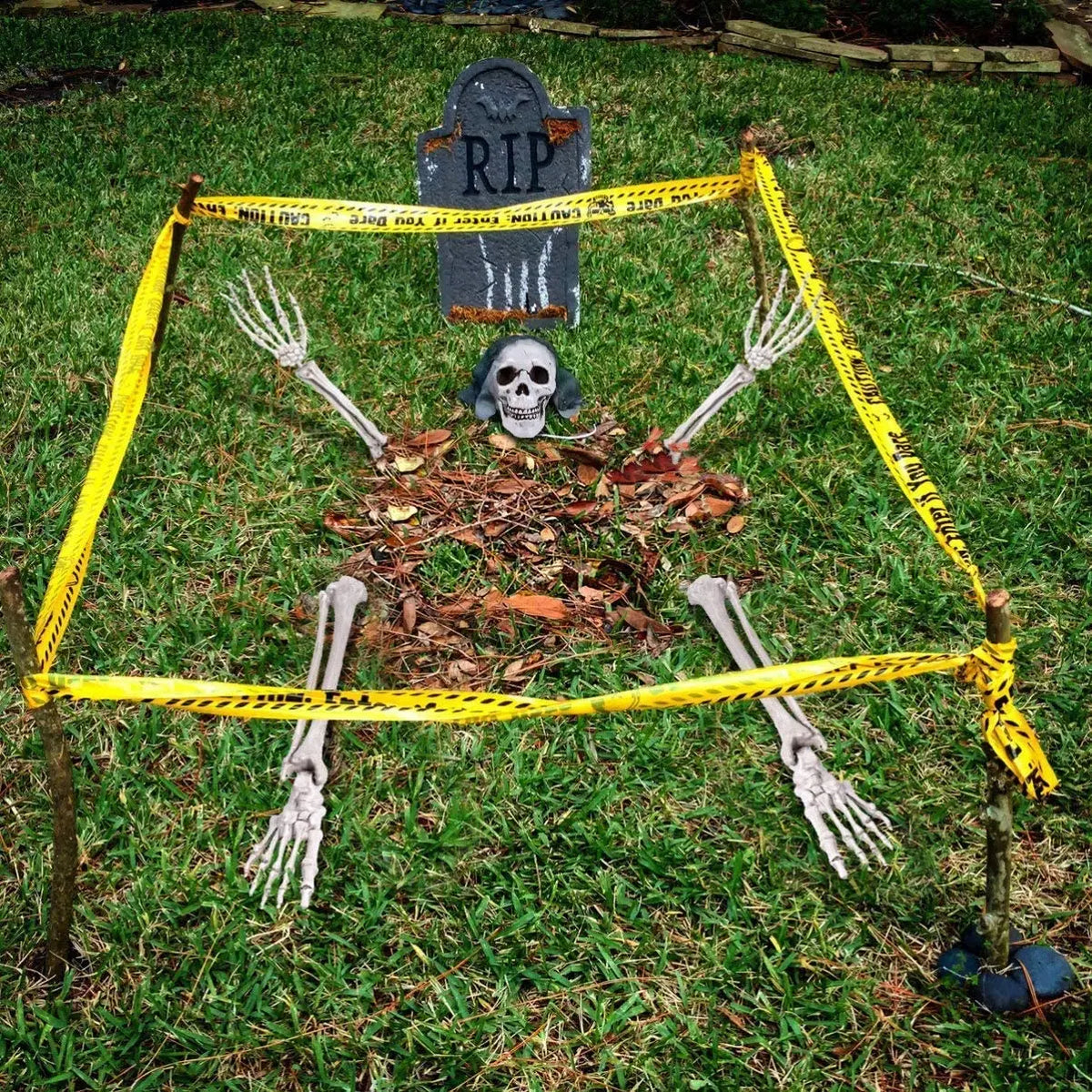 Realistic Groundbreaker Skeleton Yard Prop | Elevate Your Space